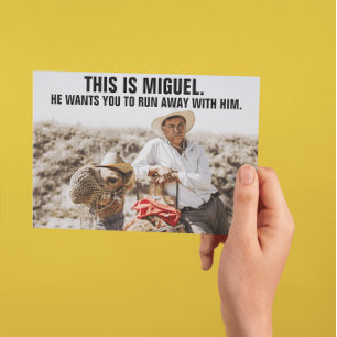 FUNNY MEXICAN GUY GIANT CARTE DE SALUT D'ANNIVERSA