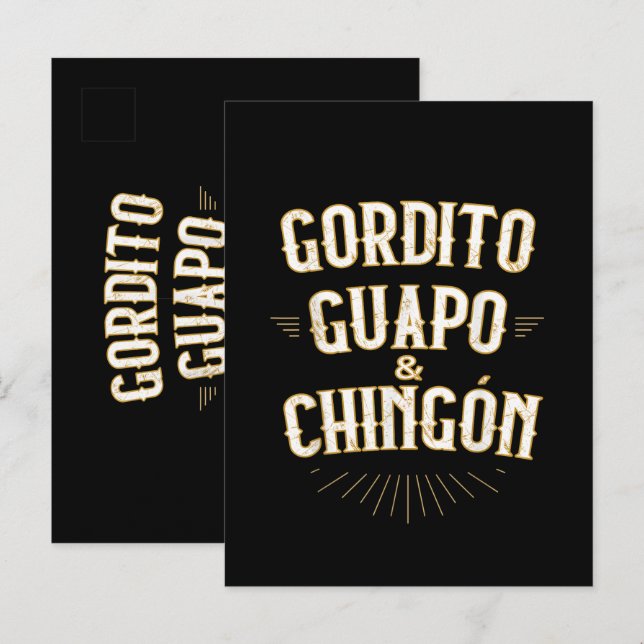  Funny Mexican in Spanish Invitation Postcard (Front/Back)