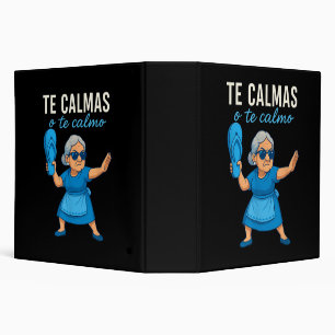 Funny Mexican Spanish Grandma Binder