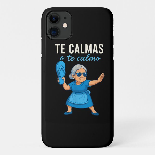 Funny Mexican Spanish Grandma Case-Mate iPhone Case (Back)
