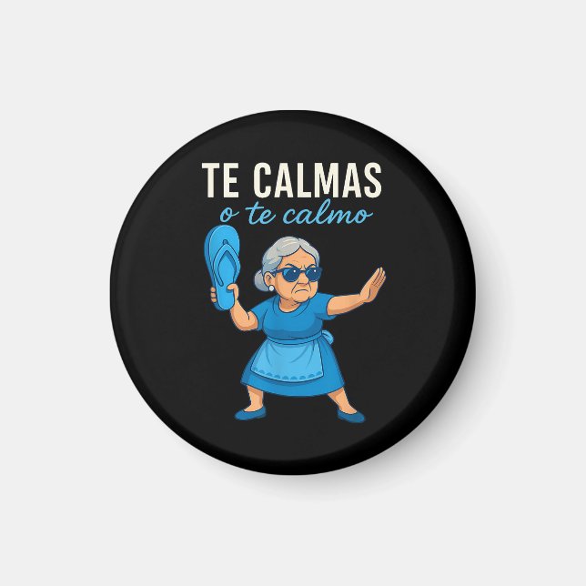 Funny Mexican Spanish Grandma Magnet (Front)