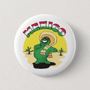 Funny Mexico 2 Inch Round Button