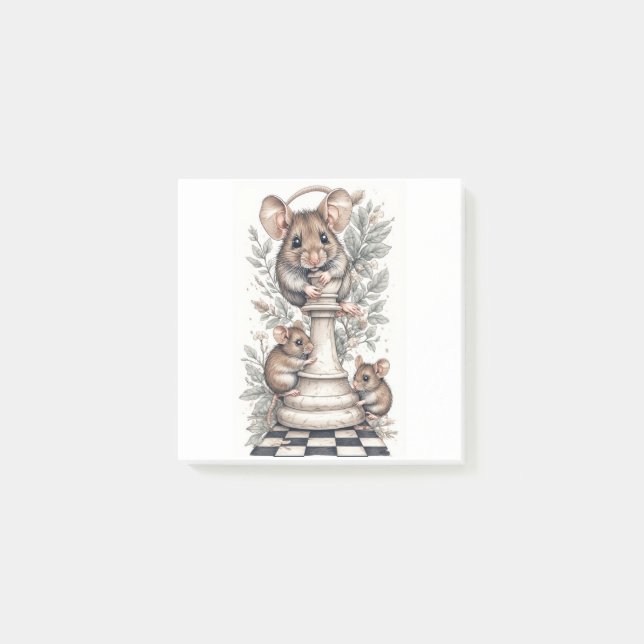 Funny Mice Playing Notes (Front)