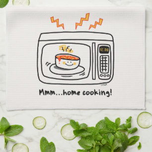 Funny Microwave Home Cooking Kitchen Towel