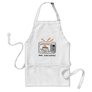 Funny Microwave Home Cooking Standard Apron
