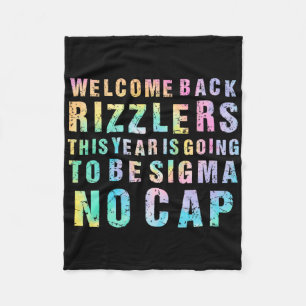 Funny Middle School Teacher Welcome Back To School Fleece Blanket
