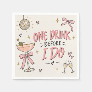 Funny Millennial Wedding Cocktail Napkin