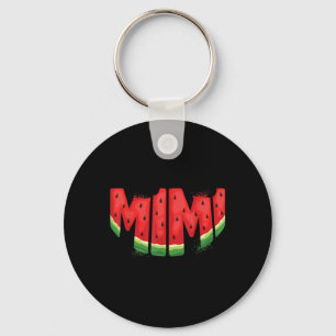 Funny Mimi Watermelon Summer Fruit Family Matching Keychain