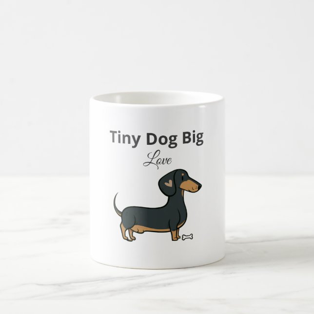 Funny Mini Dachshund Mom Mug Gift (Center)