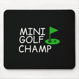Funny Mini Golf Design Mouse Pad