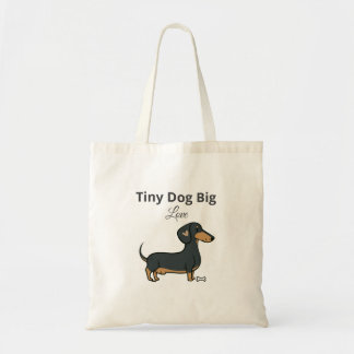Funny Mini Wiener Mom Tote Bag Gift