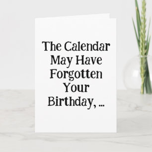 Funny Minimalist Leap Day Birthday Card