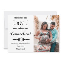 Funny Minimalist Making Connections Pregnancy