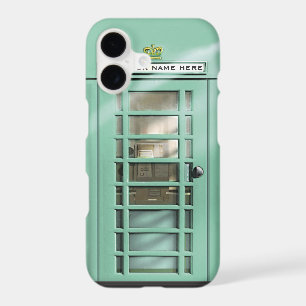 Funny Mint Green British Phone Booth