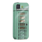 Funny Mint Green British Phone Box Personalized