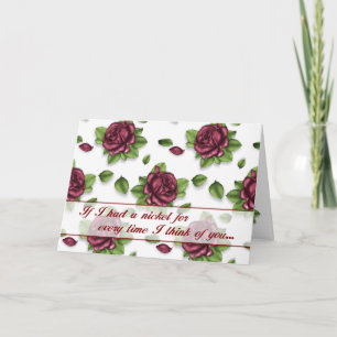 Funny Missing You Card