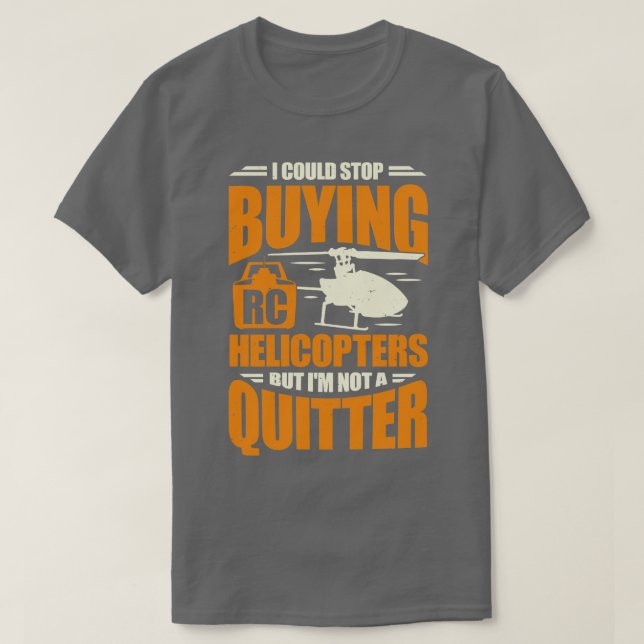 Funny Model Rc Helicopter Chopper Pilot Gift  T-Shirt (Design Front)