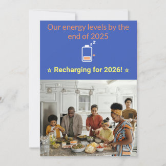 Funny Modern New Year’s 2026 Photo Card