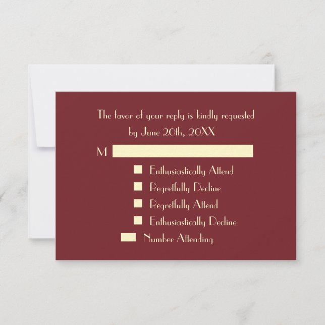 Funny Modern Personalized Party RSVP Invitation (Front)