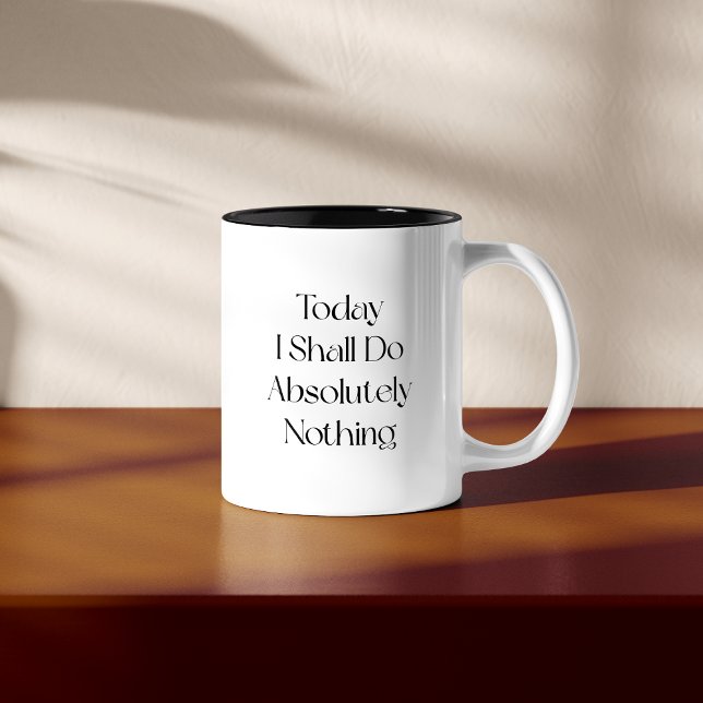 Funny Modern Two-Tone Coffee Mug (Creator Uploaded)