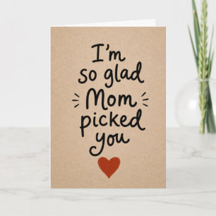 Funny Modern Typography Father's Day Card