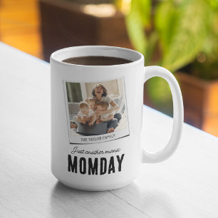 Funny Mom 2 Photo Gift Two-Tone Coffee Mug