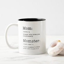 Funny Mom And Momster Definition