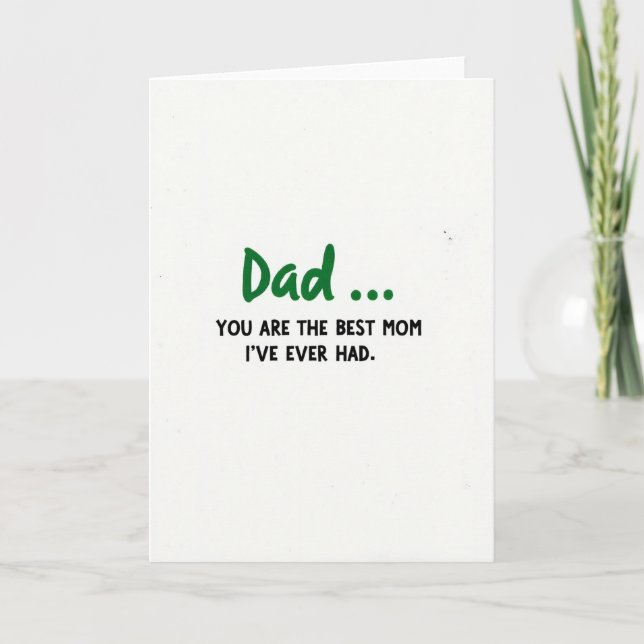 Funny Mom Appreciation Card (Front)