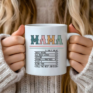 Funny Mom daily Value Mom Mother's Day gifts Coffee Mug