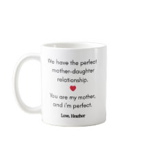 Funny Mom Daughter Mug Perfect Mothers Day Gift