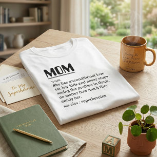 Funny Mom Definition Sarcastic Witty Mother's Day T-Shirt