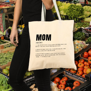 Funny Mom Definition Tote Bag