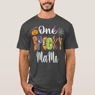 Funny Mom Family Halloween Matching Shirts, One Sp T-Shirt