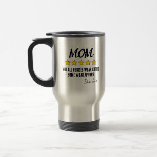 Funny Mom Hero Boss Gift Mothers Day Travel Mug