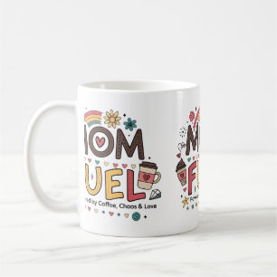 Funny Mom Mug – “Mom Fuel” Coffee Cup
