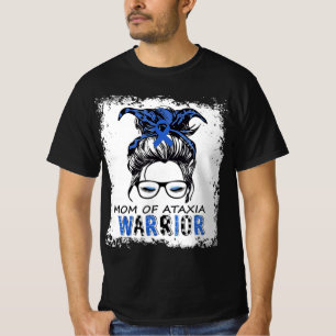 funny mom of ataxia warrior,design ataxia awarenes T-Shirt