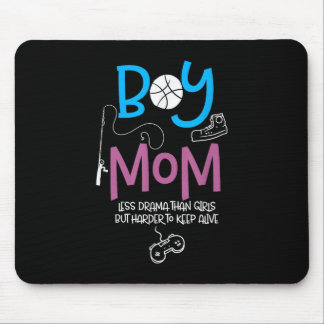 Funny Mom of Boys Proud Mom Good Mothers Day Mouse Pad