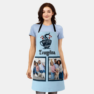 Funny Mom’s Secret Weapon: Coffee Love Photo Apron