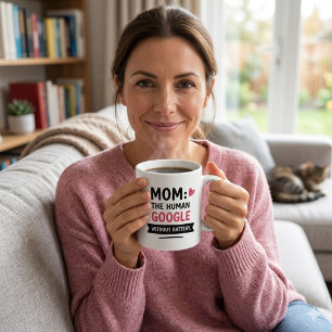 Funny Mom The Human Google Coffee Mug