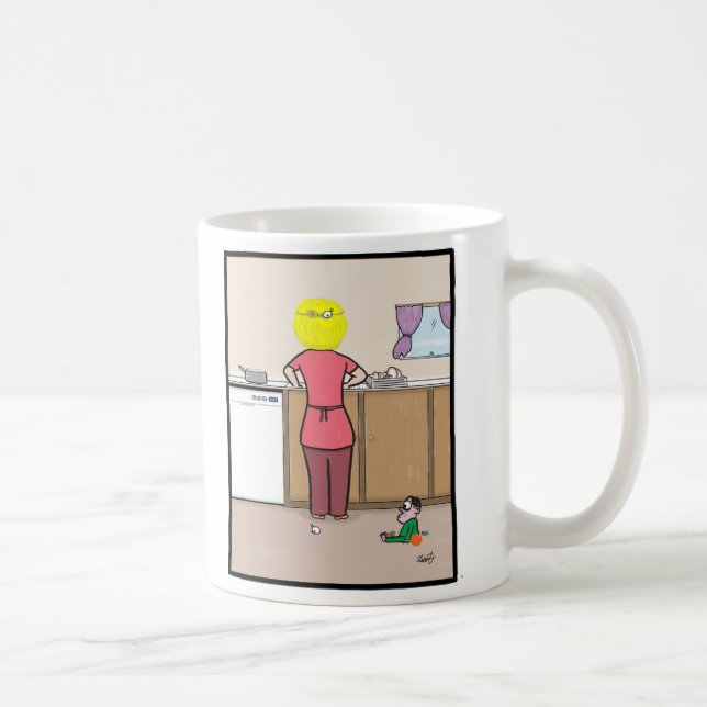 Funny Mom -The Jig Is Up Coffee Mug (Right)