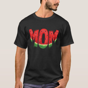Funny Mom Watermelon Summer Fruit Family Matching T-Shirt