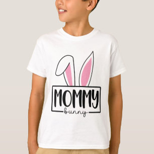 Funny Mommy Bunny Happy Easter Family Matching T-Shirt