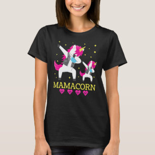 Funny Mommy Mamacorn Unicorn Costume Mom Mother's T-Shirt