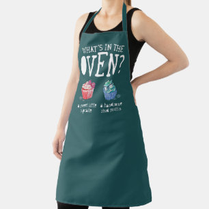 funny Mommy-to-be-word art baking  Apron