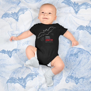 Funny Mommy's Little Milk Vampire Baby Halloween Bodysuit