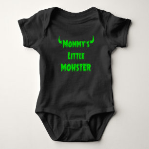 Funny Mommy's Little Monster - Gothic Baby Clothes Bodysuit