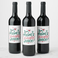 funny Mom's jingle juice word art Christmas