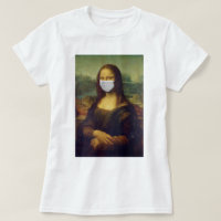 Funny Monalisa Wears Coronavirus Facial Mask
