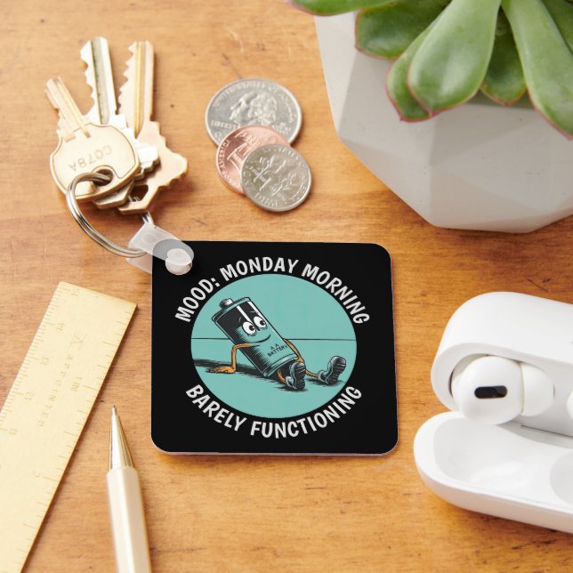 Funny Monday Keychain (Desk)