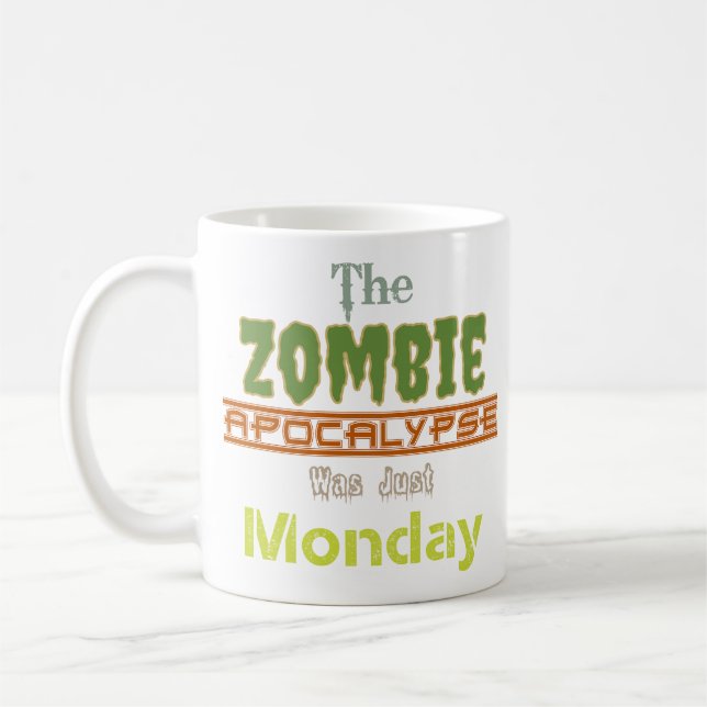 Funny Monday mood coffee mug (Left)